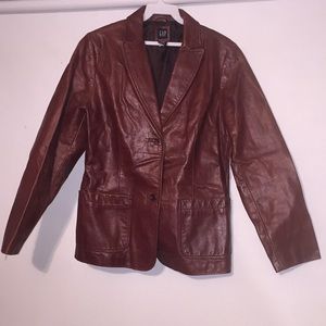 Gap leather jacket